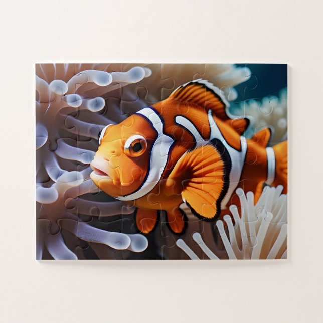 Vibrant colour Clown Fish Jigsaw Puzzle (Horizontal)