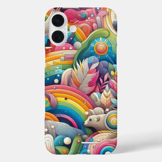 Vibrant Colour Design Case-Mate iPhone Case (Back)