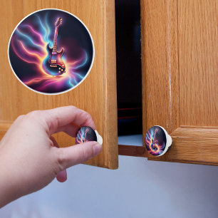 Vibrant Colour Electric Guitar Ceramic Knob