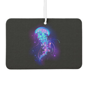 Vibrant Colour Glowing Jellyfish Air Freshener