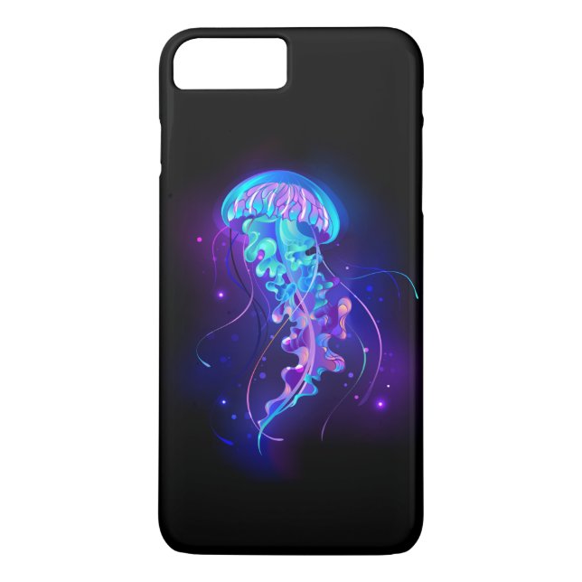 Vibrant Colour Glowing Jellyfish Case-Mate iPhone Case (Back)