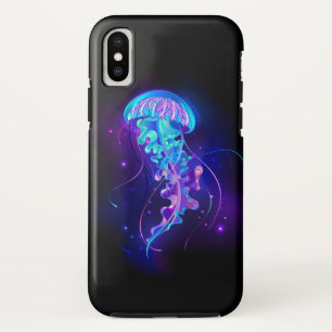 Vibrant Colour Glowing Jellyfish Case-Mate iPhone Case