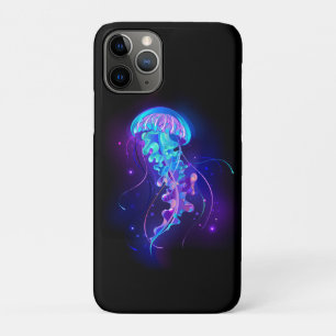 Vibrant Colour Glowing Jellyfish iPhone 11 Pro Case
