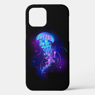 Vibrant Colour Glowing Jellyfish iPhone 12 Case