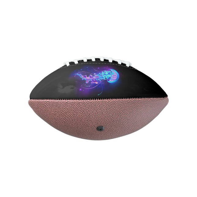 Vibrant Colour Glowing Jellyfish Football (Rotated 270)