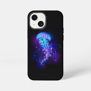 Vibrant Colour Glowing Jellyfish iPhone 13 Mini Case