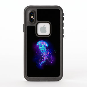Vibrant Colour Glowing Jellyfish