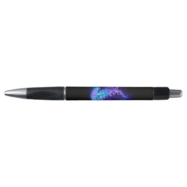 Vibrant Colour Glowing Jellyfish Pen (Front)