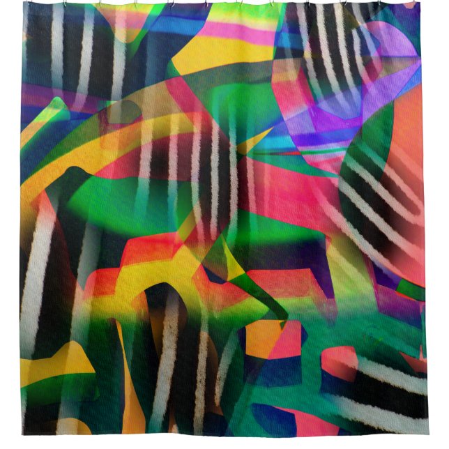 vibrant colour mixed digital pattern design made w (Front)