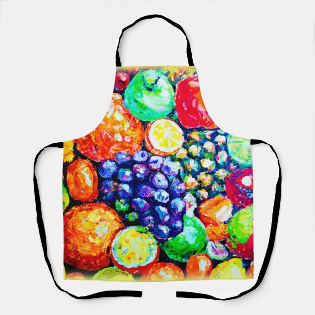 Vibrant Colour of Fruits. Buy Now Apron (Front)
