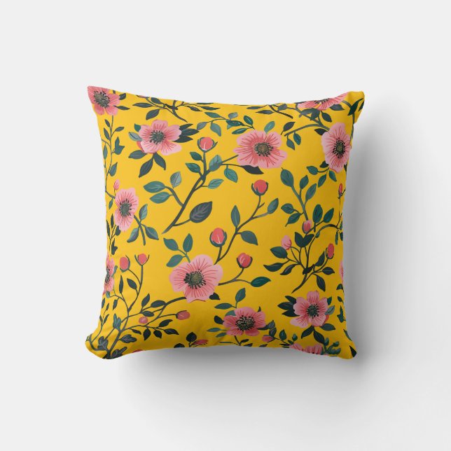 Vibrant Colour Pop Decorative Pillow (Front)