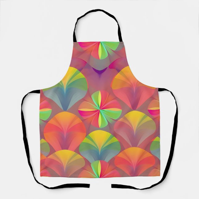 Vibrant Colourful Apron Decor (Front)