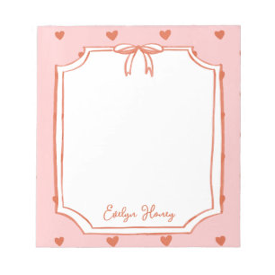 Vibrant Colourful Bold Colours Wavy Border Notepad