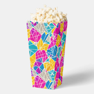 Vibrant Colourful Geometric Shapes Favor Box