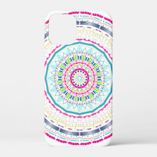 Vibrant Colourful Mandala Art iPhone 12 Mini Case