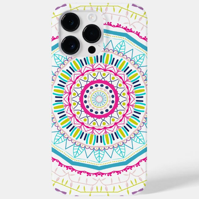 Vibrant Colourful Mandala Art Case-Mate iPhone Case (Back)