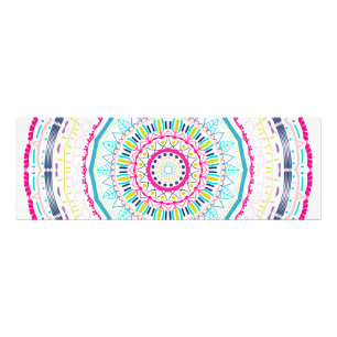 Vibrant Colourful Mandala Art Photo Print