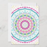 Vibrant Colourful Mandala Art