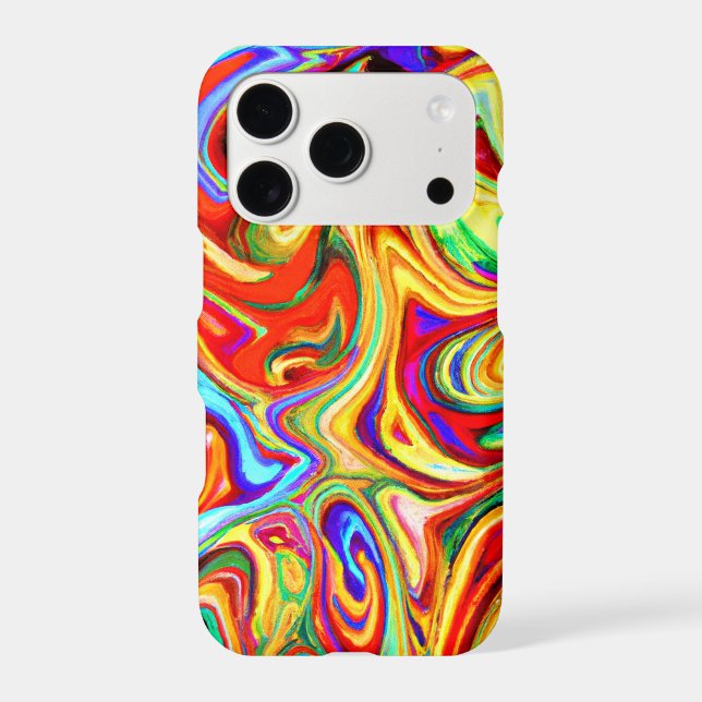 Vibrant Colourful Pattern Artwork (Back)