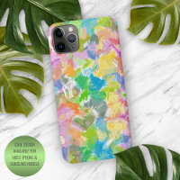 Vibrant Colourful Summer Paint Splatter Art Patter