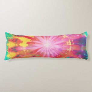 Vibrant Colourful Tie-Dye #1  Body Pillow