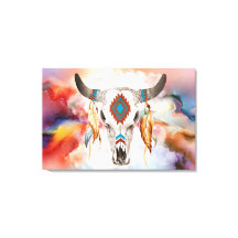 Vibrant Colourful Wall Canvas with Gloss Finish 