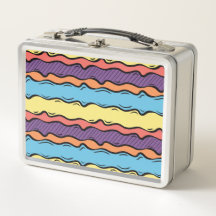 Vibrant Colourful Wavy Stripes