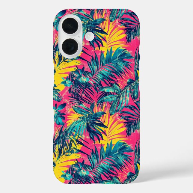 Vibrant Colours Exotic Pattern Case-Mate iPhone Case (Back)