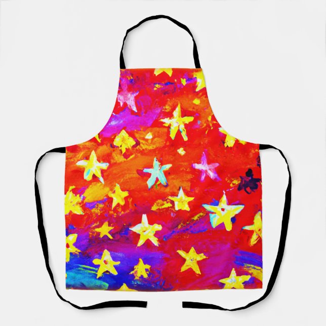 Vibrant Colours of Stars. Buy Now Apron (Front)