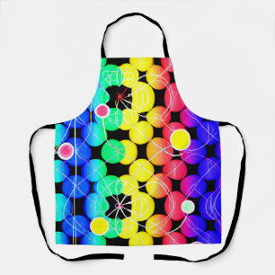 Vibrant Colours pattern  Apron