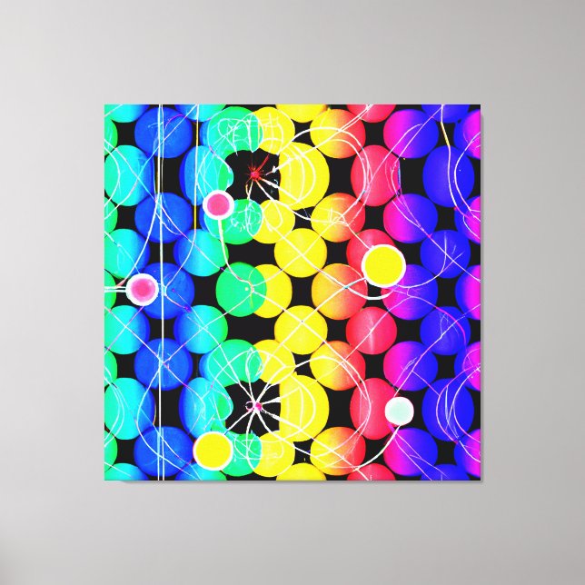 Vibrant Colours pattern  Canvas Print (Front)
