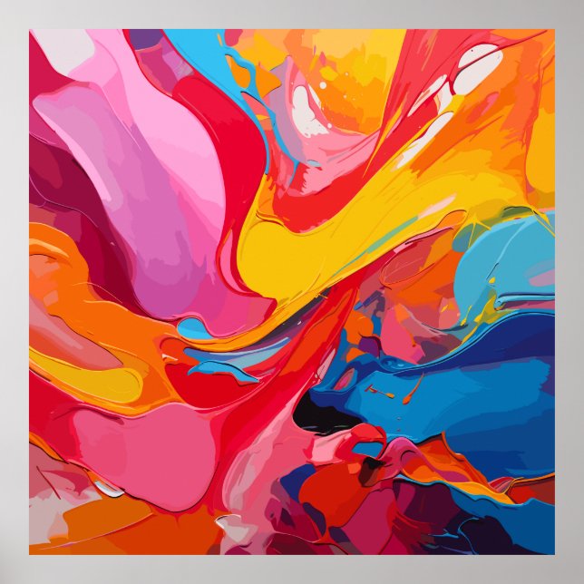 Vibrant Colours Poster (Front)