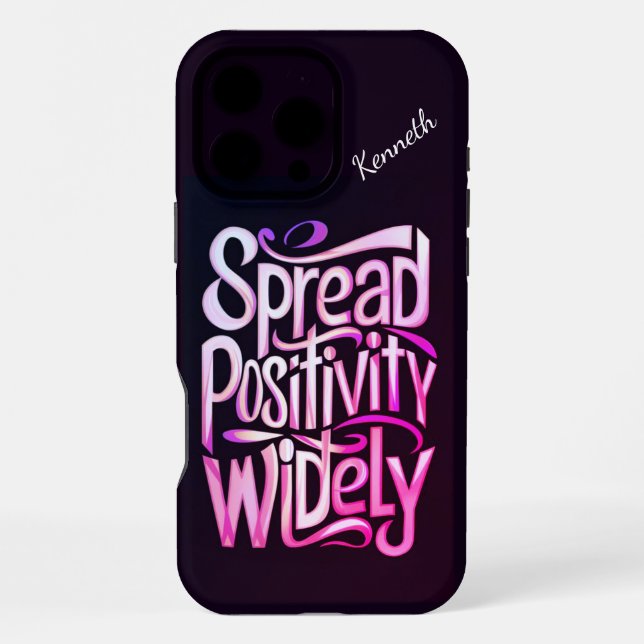 Vibrant colours spreading positivity.  iPhone case (Back)