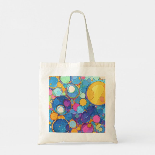 Vibrant Constellations Tote Bag (Back)