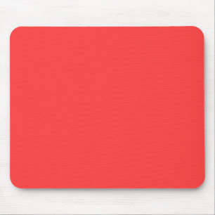 Vibrant Coral Colour Customize This Mouse Pad