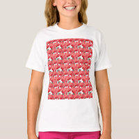 Vibrant Coral Floral Pattern | Bold Red Flowers