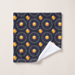 Vibrant Cosmic Artwork Wash Cloth