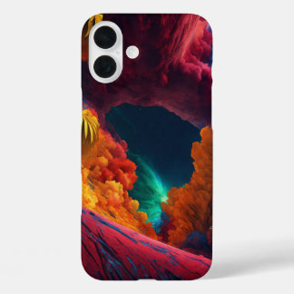 Vibrant Cosmic Dreamscape iPhone 16 Coque