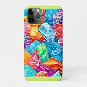 Vibrant Crystal Cluster Art iPhone 11 Pro Case