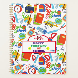 Vibrant Customizable Back to School Pattern Planner