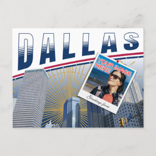 Vibrant Dallas Texas Photo Collage Postcard