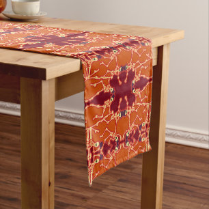 Vibrant Dancing Skeletons Table Runner