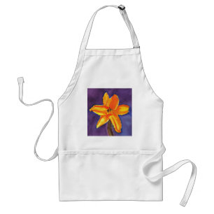 Vibrant Day Lily Standard Apron