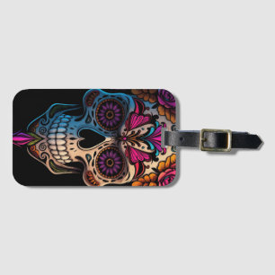 Vibrant Day of the Luggage Tag