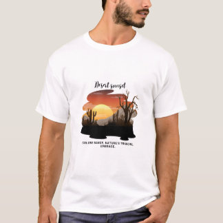 Vibrant Desert Sunset Tee for Men