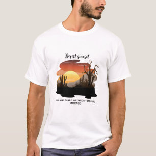  Vibrant Desert Sunset Tee for Men