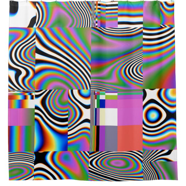 Vibrant Digital Abstract Geometric Background (Front)