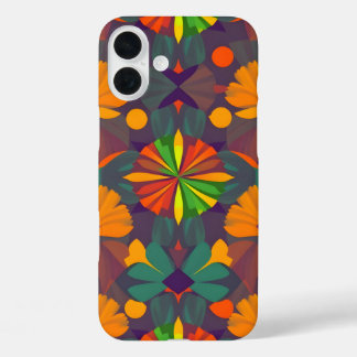 Vibrant Digital Print iPhone16 Case - Seamless Pat