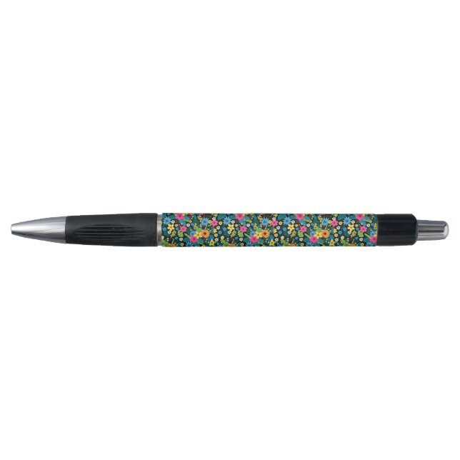 Vibrant Ditsy Flowers Floral Pattern-43785 Pen (Front)