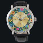 Vibrant Ditsy Flowers Floral Pattern Design-43785 Watch<br><div class="desc">Bright and colorful ditsy floral pattern featuring vibrant flowers,  perfect for stylish apparel,  accessories,  and gifts with a fresh botanical look. (Design code-43785).</div>